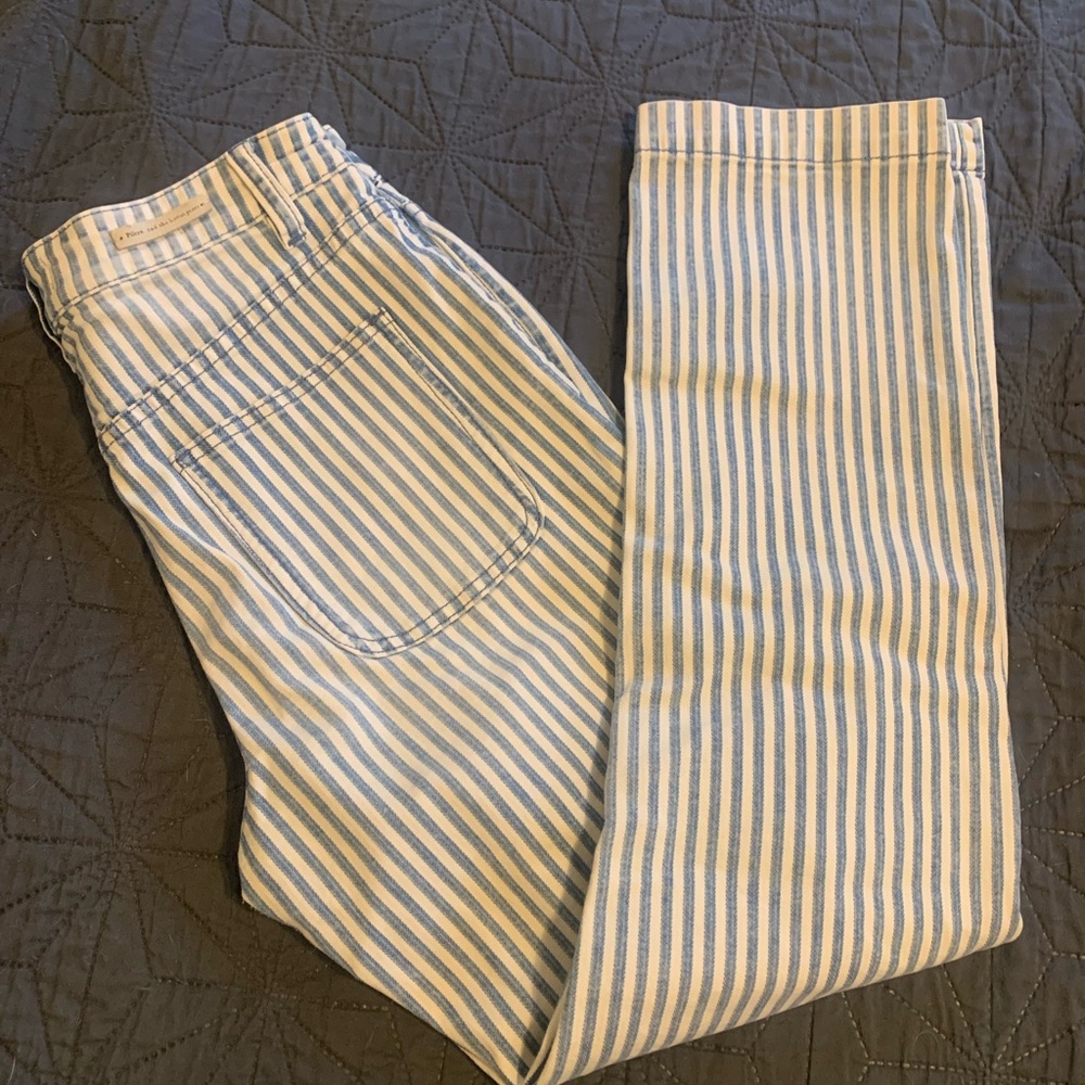 Pilcro and the Letterpress Striped Denim